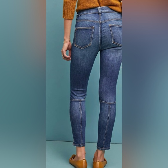 Pilcro and the letterpress|Anthro high rise denim leggings,medium wash jeans••28 - Picture 4 of 16